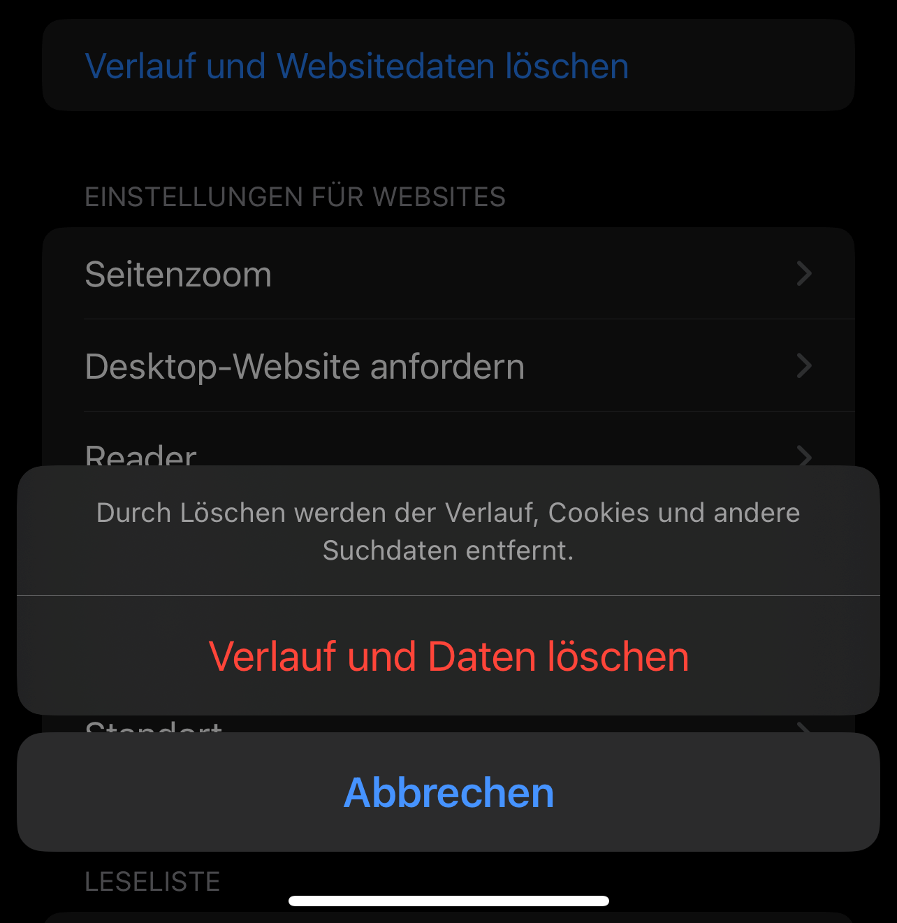 Cache leeren auf iOSGeräten (iPhone + iPad) autoiXpert KfzGutachten Software Helpcenter