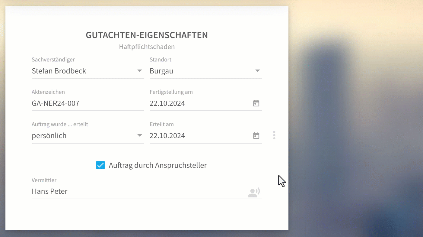 Uhrzeit bei den Gutachteneigenschaften eingeben.gif