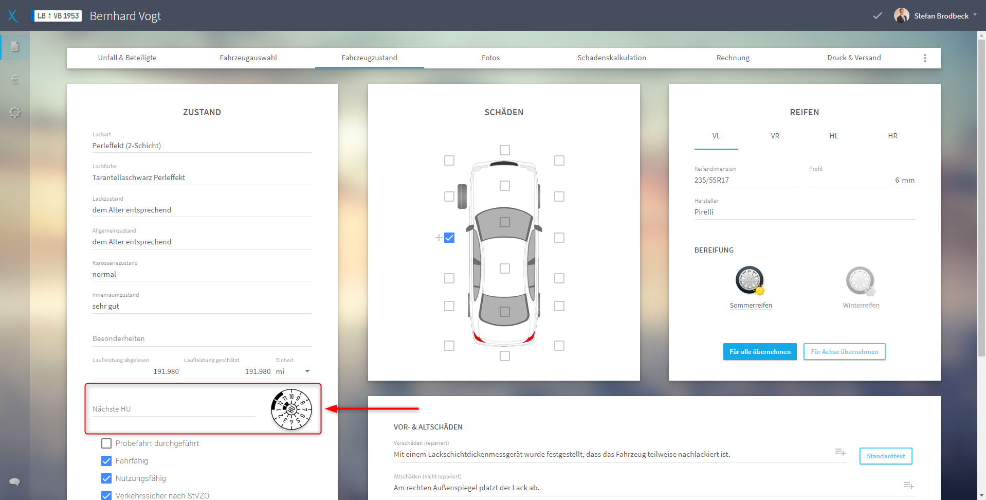 Nächste Hauptuntersuchung (HU) – AutoiXpert Kfz-Gutachten Software ...