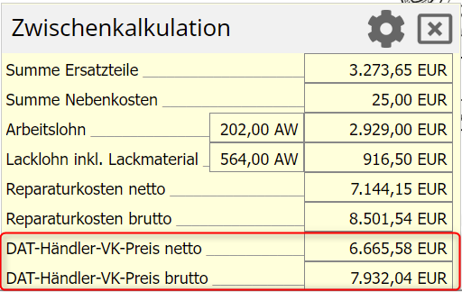 Händler-Verkaufspreis In Der DAT-Kalkulation Anzeigen – AutoiXpert Kfz ...